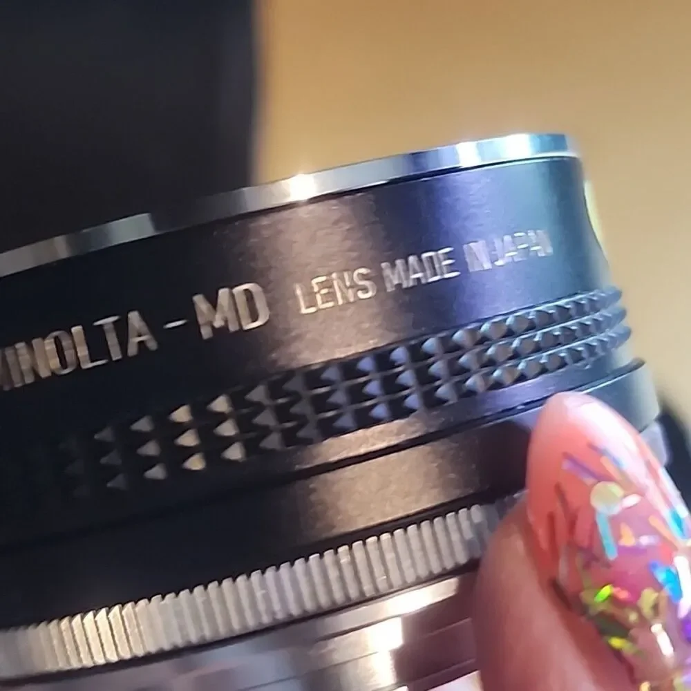 Asanuma Minolta Auto-Tele Converter 2x Camera Lens w/ Case